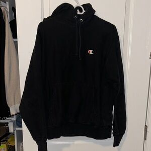 Men’s black champion hoodie